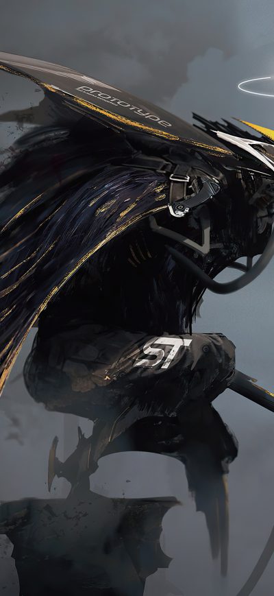 Fond d'écran iPhone Robo Bird 4k