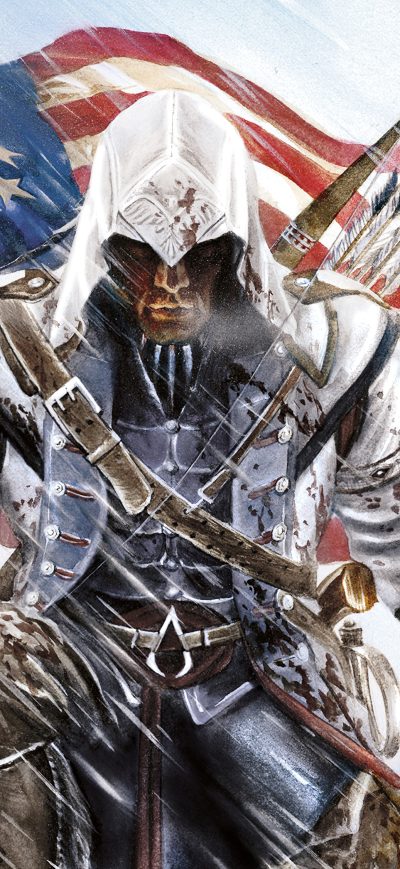Fond d'écran Assassins Creed Game Poster 4k sur iPhone