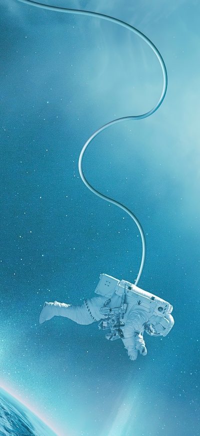 Fond d'écran iPhone Astronaut Outside Planet 4k