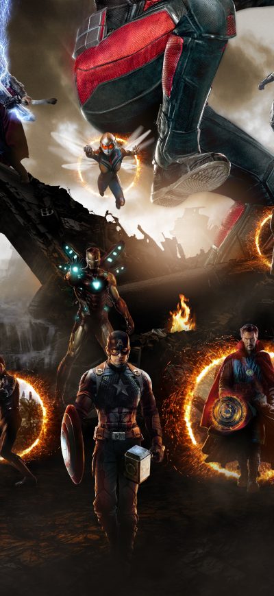 Fond d'écran iPhone Avengers Endgame Final Battle Scene