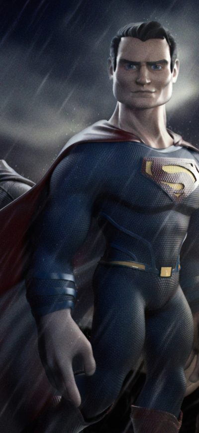 Fond d'écran iPhone Artwork Batman Superman Wonder Woman
