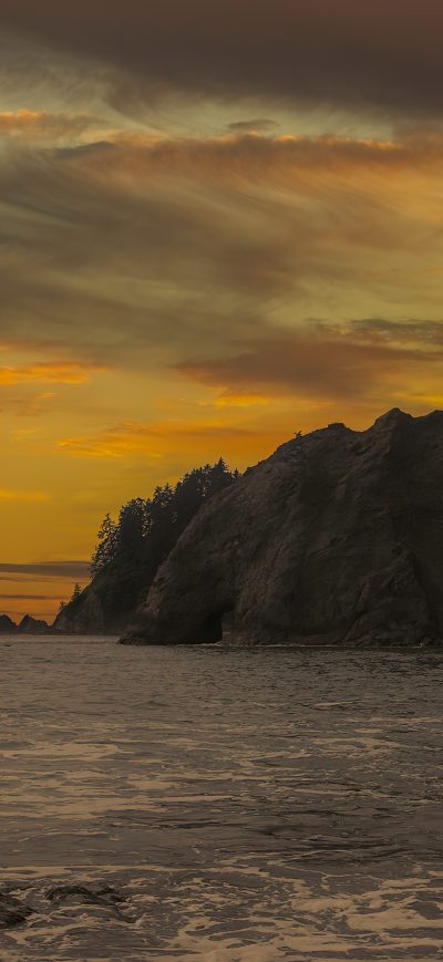 Fond d'écran iPhone Rialto Beach Hole In The Wall Olympic National Park