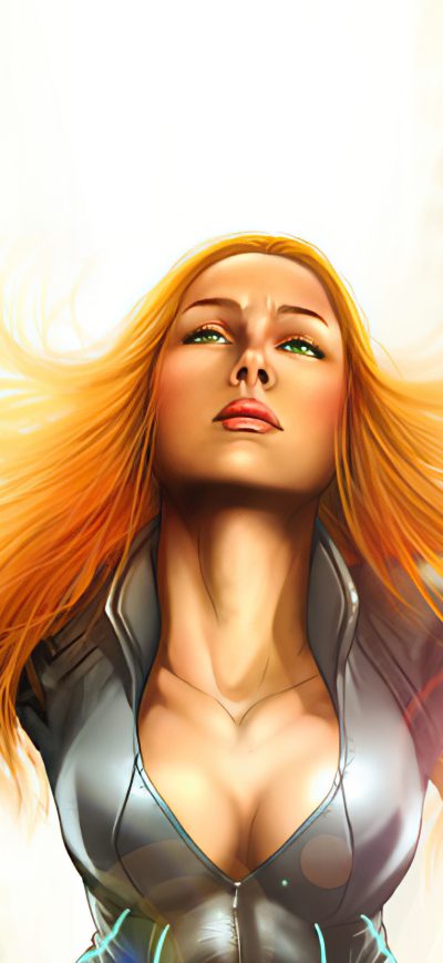 Fond d'écran iPhone 2020 Black Widow Artwork