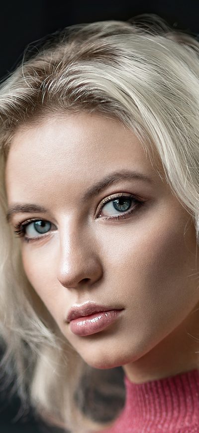 Fond d'écran iPhone Blonde Short Hair Depth Of Field 4k
