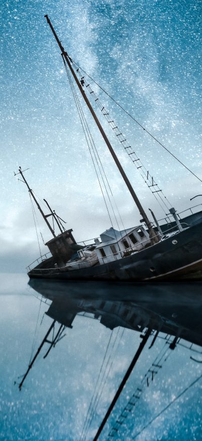 Fond d'écran iPhone Boat In The Lost World