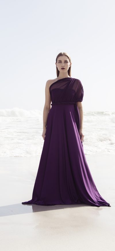 Fond d'écran iPhone Purple Color Dress Girl Outdoors