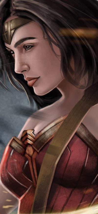 Fond d'écran iPhone Wonder Woman New Artss