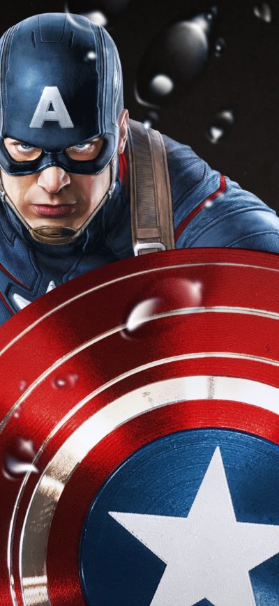 Fond d'écran iPhone Art Captain America 4k