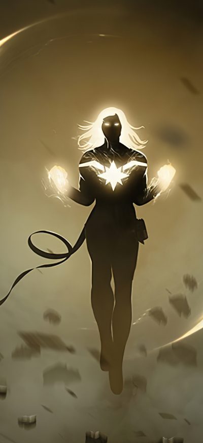 Fond d'écran iPhone Captain Marvel 4k 2020