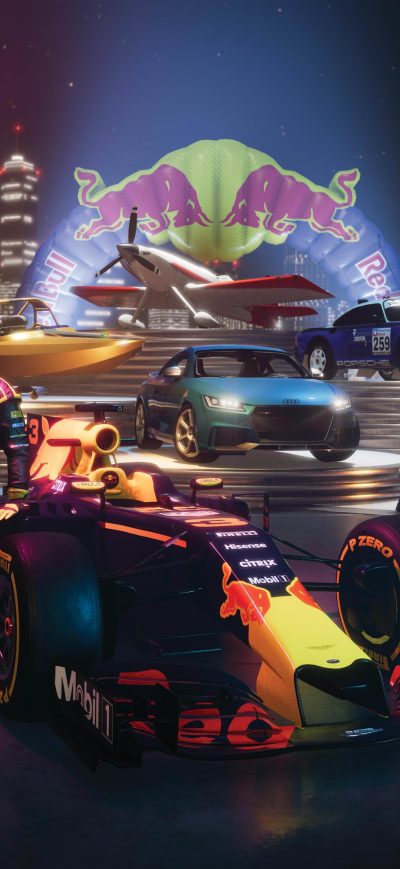 Fond d'écran iPhone The Crew 2 Redbull 4k