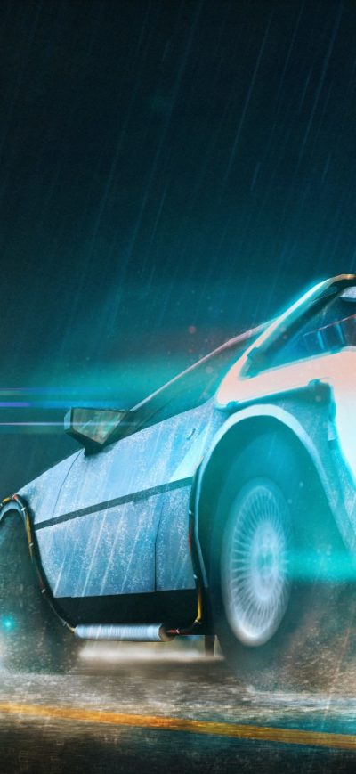 Fond d'écran iPhone Back To The Future Car