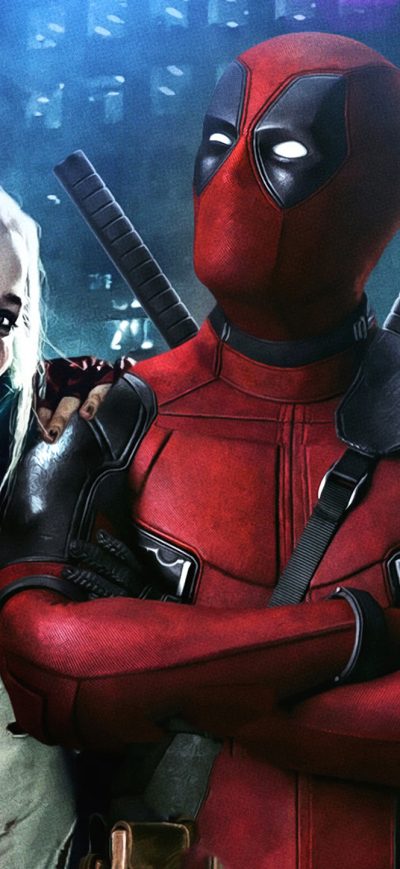Fond d'écran iPhone Deadpool And Harley Quinn Art