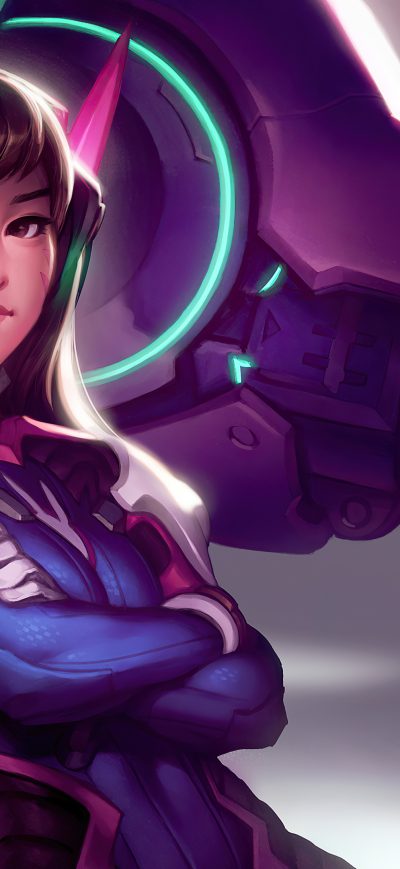 Fond d'écran iPhone Dva Overwatch Game Artwork 4k