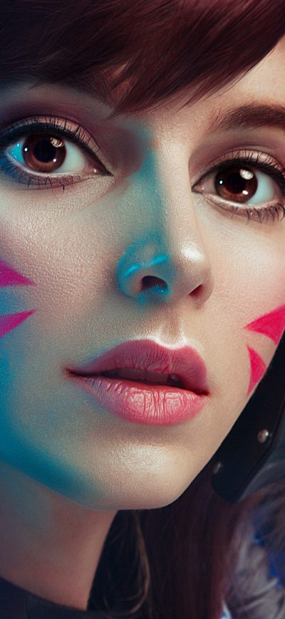 Fond d'écran iPhone Dva Overwatch Cosplay 4k