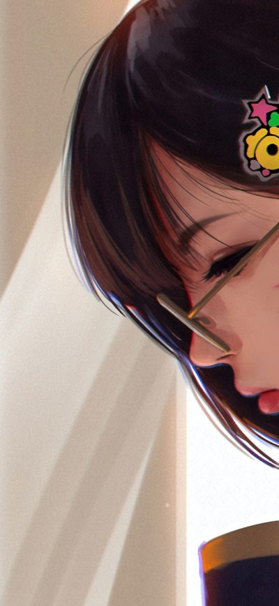 Fond d'écran iPhone Dva Overwatch Reading Book