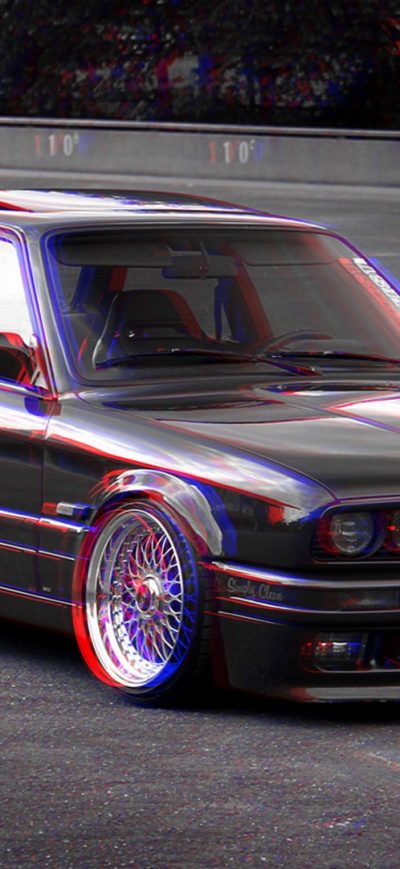Fond d'écran iPhone BMW E30 3d