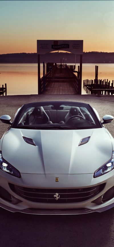 Fond d'écran iPhone Novitec Ferrari Portofino 2019 Front