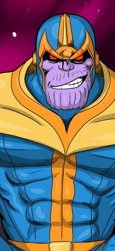 Fond d'écran iPhone Thanos Comic Cartoon Digital Art 4k