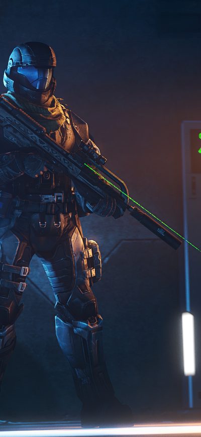 Fond d'écran iPhone Halo Trooper 4k