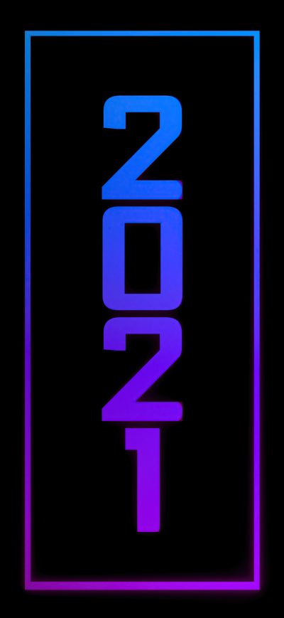 Fond d'écran iPhone 2021 Typography 4k