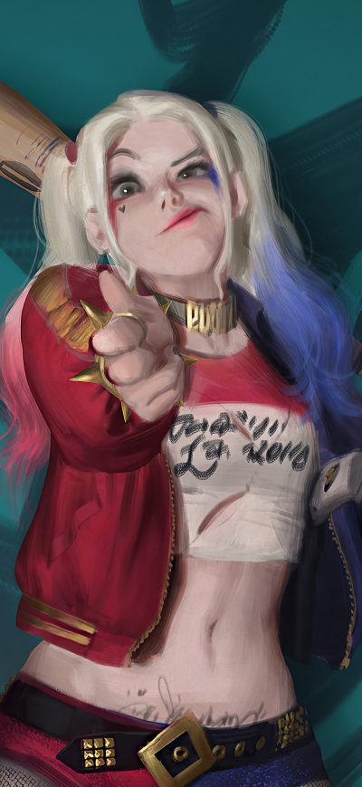 Fond d'écran iPhone Harley Quinn 2020 Artworks 4k
