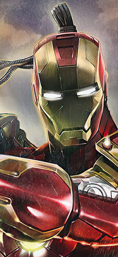 Fond d'écran iPhone Iron Man As Samurai 4k