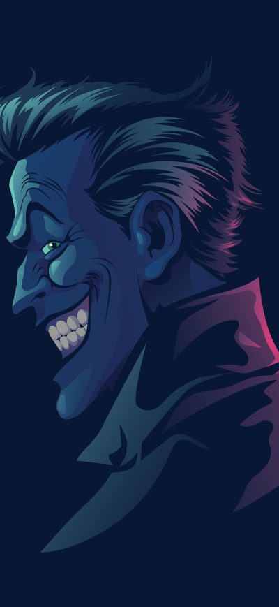 Fond d'écran Joker Minimal sur iPhone