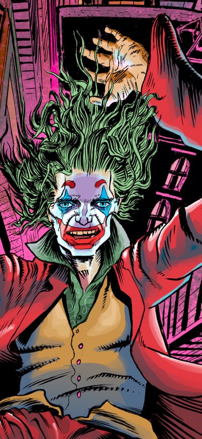 Fond d'écran iPhone Joker Paint Artwork New