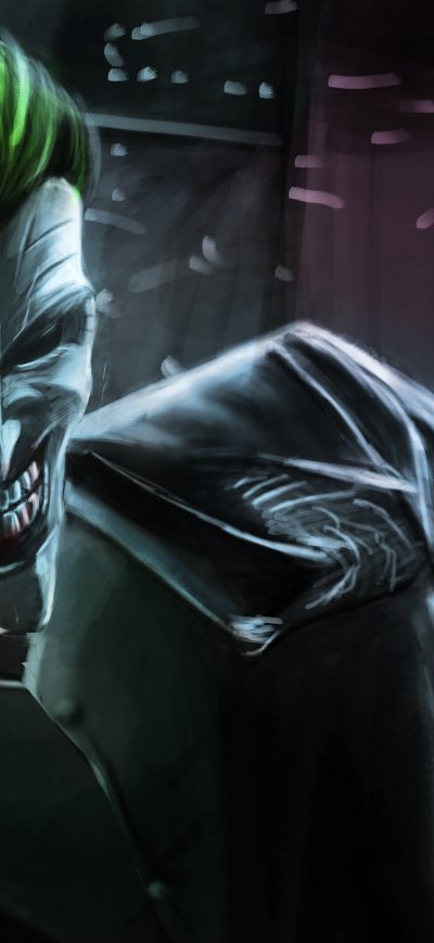 Fond d'écran Joker Arkham Origins sur iPhone