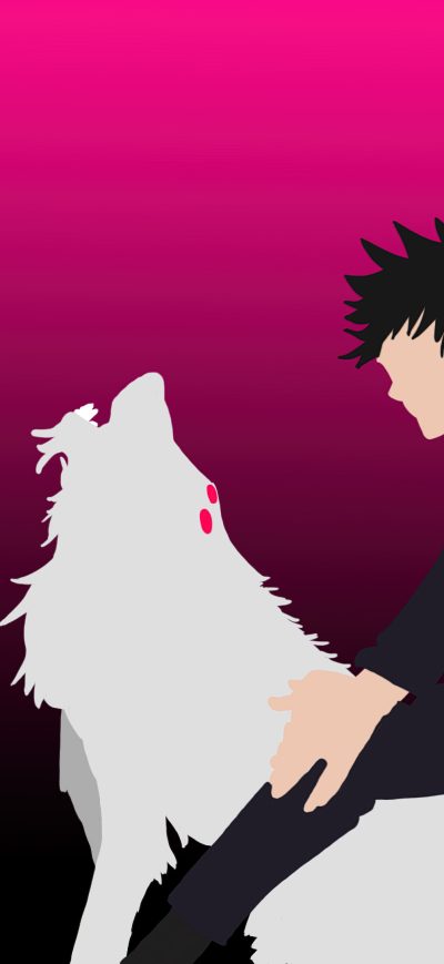 Fond d'écran iPhone Jujutsu Kaisen Minimal 4k