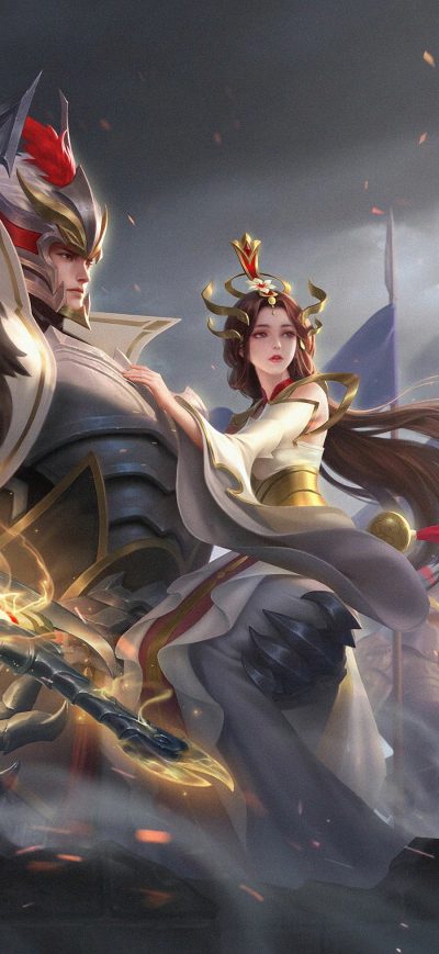 Fond d'écran Knight Saved The Queen 4k sur iPhone