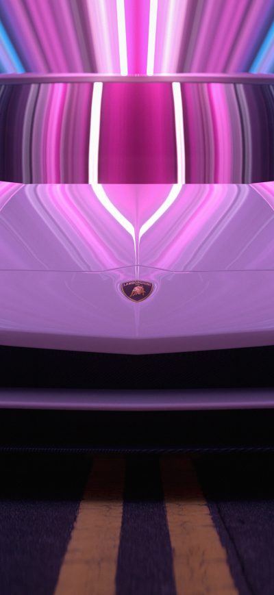 Fond d'écran iPhone Lamborghini Aventador Cgi 5k