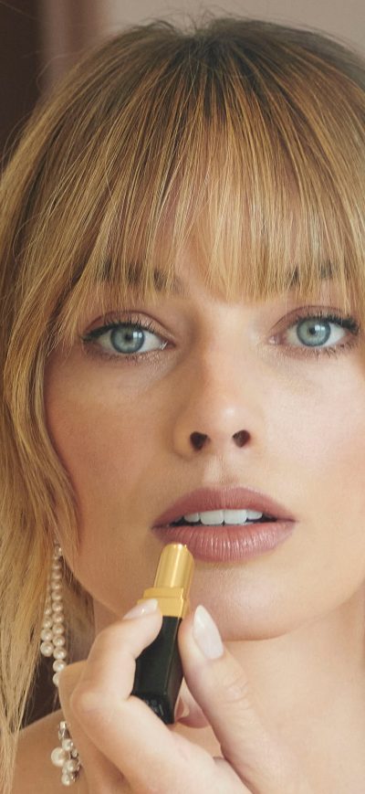 Fond d'écran iPhone Margot Robbie Oscars 2021 Vogue 5k