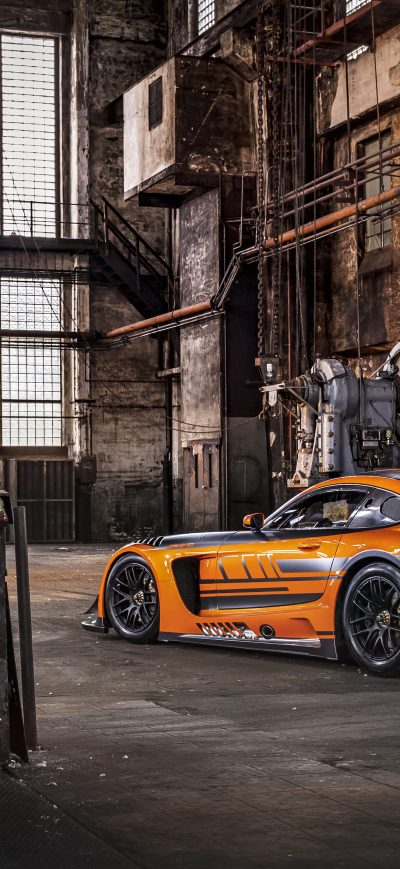 Fond d'écran iPhone Mercedes AMG GT3 2019 Rear