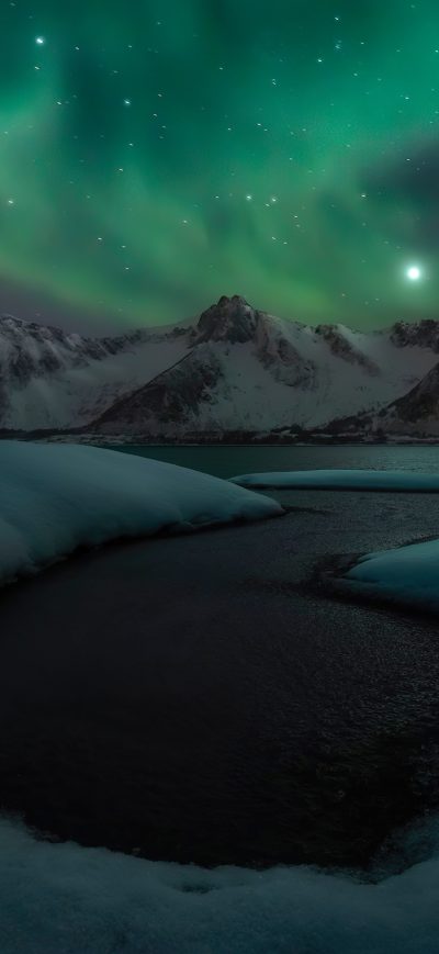 Fond d'écran iPhone Sea Wall Arctic 4k