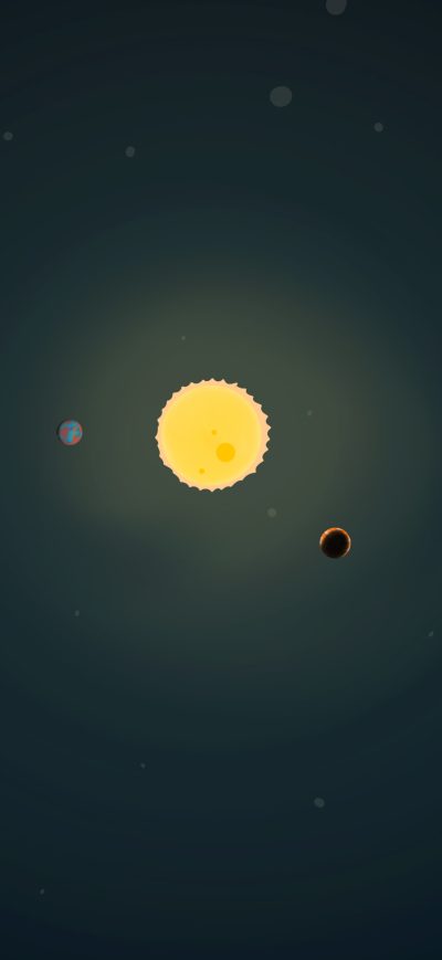 Fond d'écran iPhone Space Planets Drawing 4k