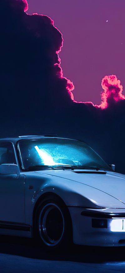 Fond d'écran iPhone Porsche Outrun