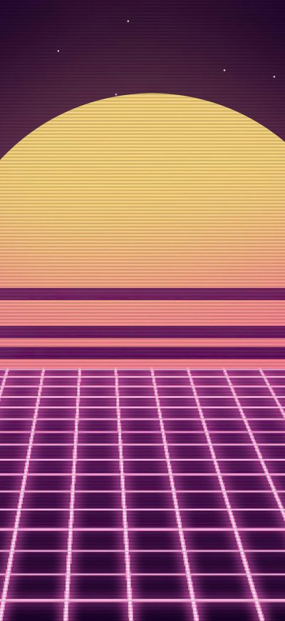 Fond d'écran iPhone Classic Synthwave 80s