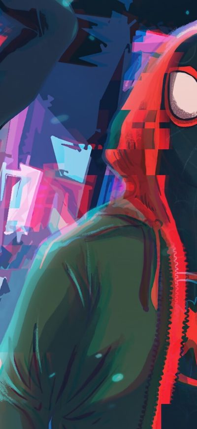 Fond d'écran iPhone Spiderman Into The Spiderverse4k