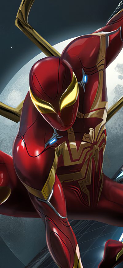 Fond d'écran iPhone Red Spider Iron Suit 4k