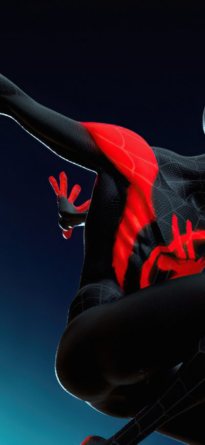 Fond d'écran iPhone Spiderverse Spidey 5k