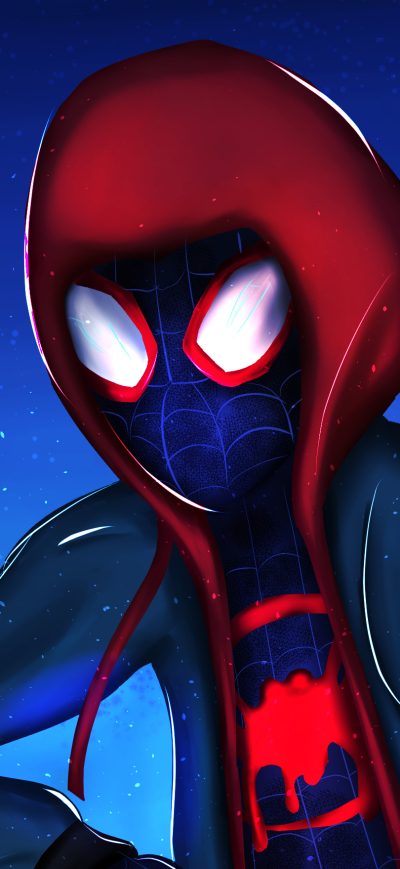 Fond d'écran iPhone Miles Morales 4k Newart
