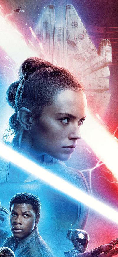 Fond d'écran iPhone Star Wars The Rise Of Skywalker 8k