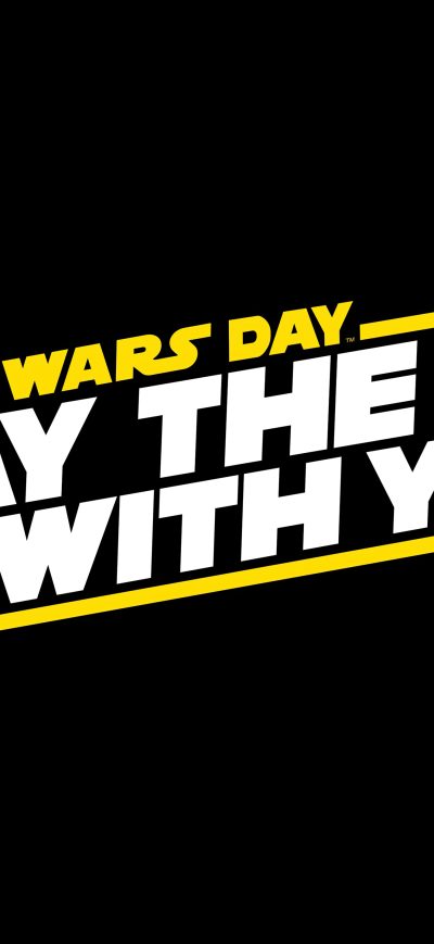 Fond d'écran iPhone Star Wars May The 4th Be With You 4k