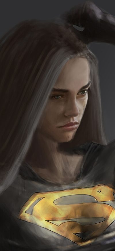 Fond d'écran iPhone Supergirl New Art