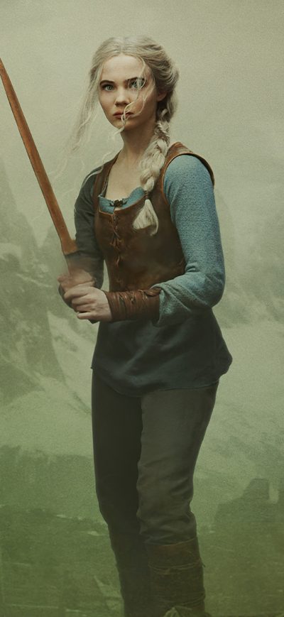 Fond d'écran iPhone The Witcher Freya Allan Ciri Is Destined To Fight