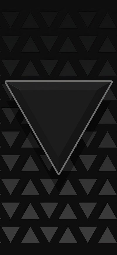 Fond d'écran iPhone Triangle Dark Black 4k
