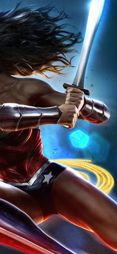 Fond d'écran iPhone Wonder Woman Comic Hero 4k