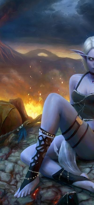 Fond d'écran iPhone Azralith World Of Warcraft 4k