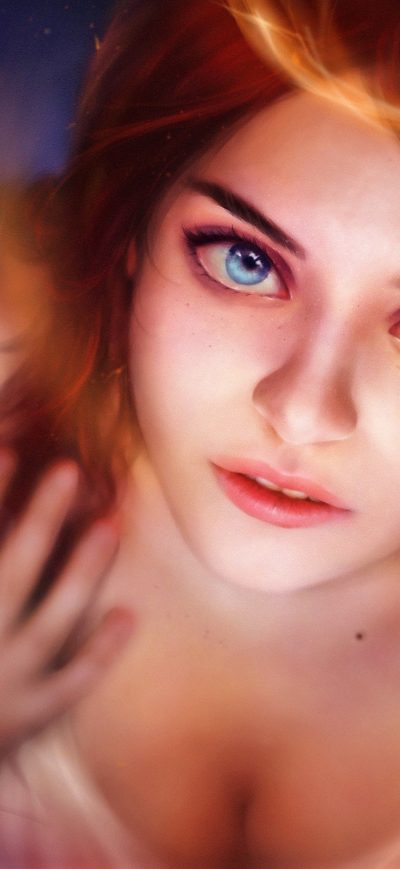 Fond d'écran iPhone Fantasy Girl 4k
